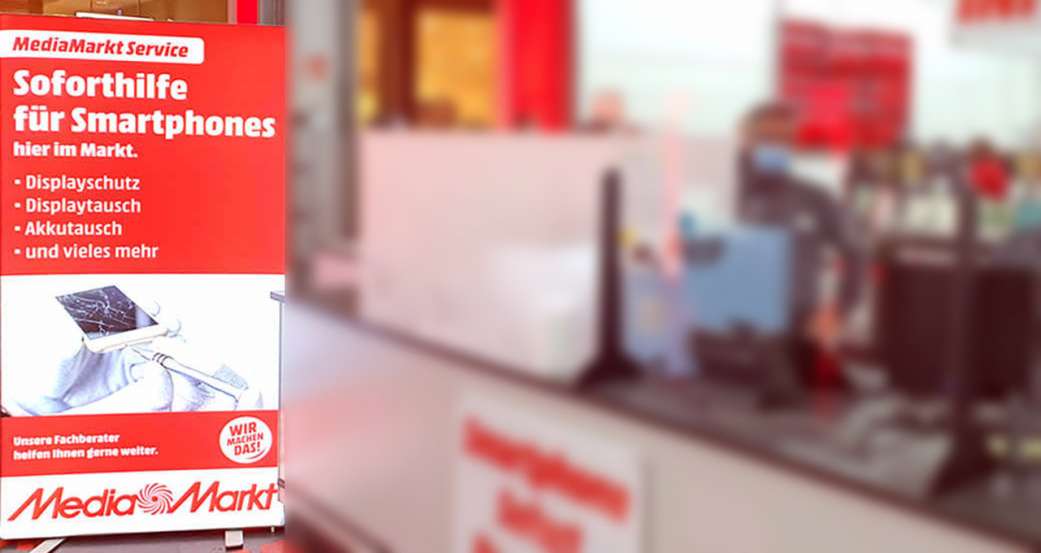 MediaMarkt Smartphone Sofort Reparatur